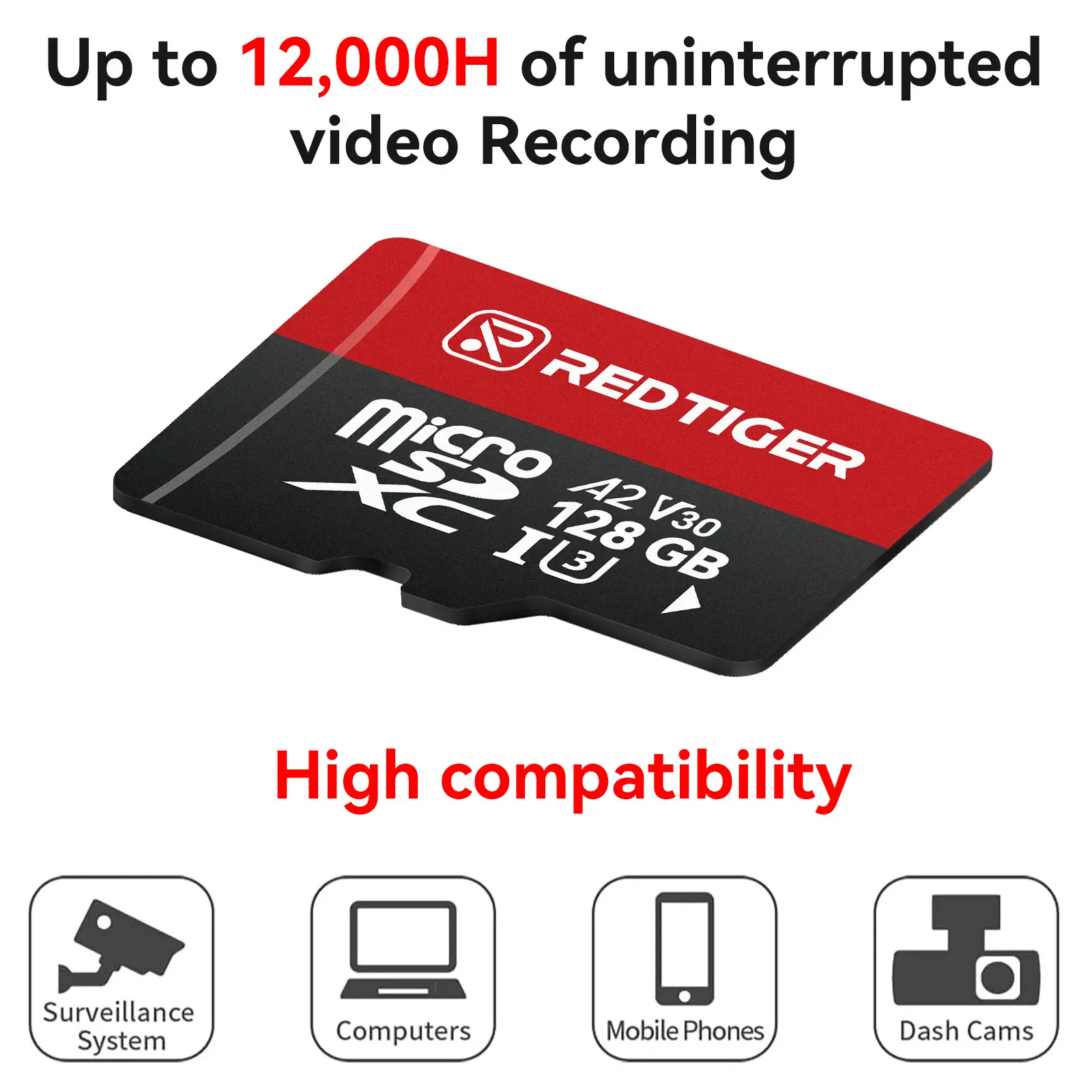 Redtiger 128GB SD Card For Dash Cam Class 10 U3 - Image 5