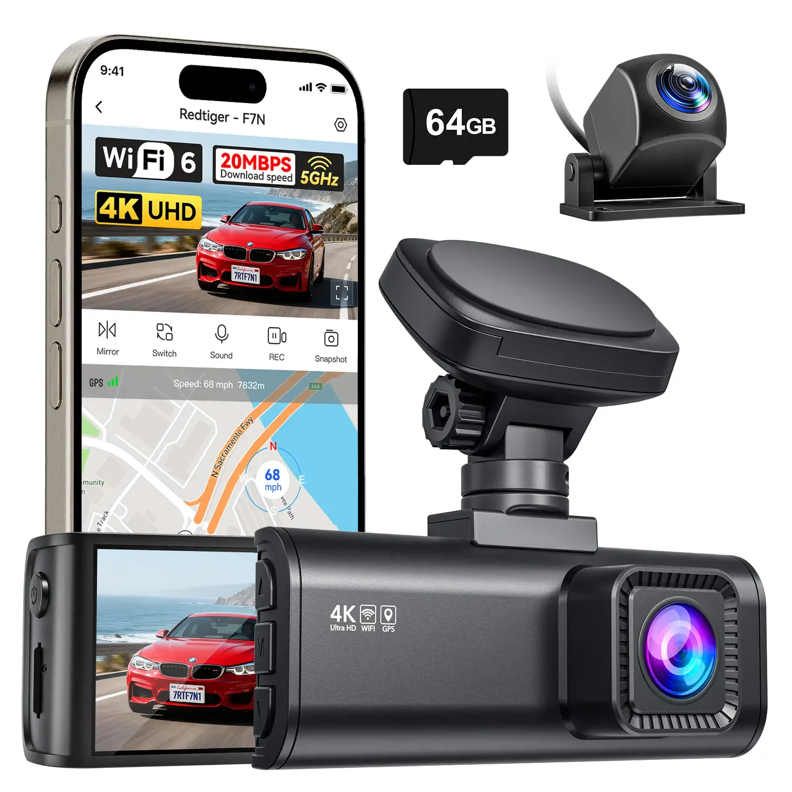 Redtiger F7N 4K Dual Dash Cam - Image 9