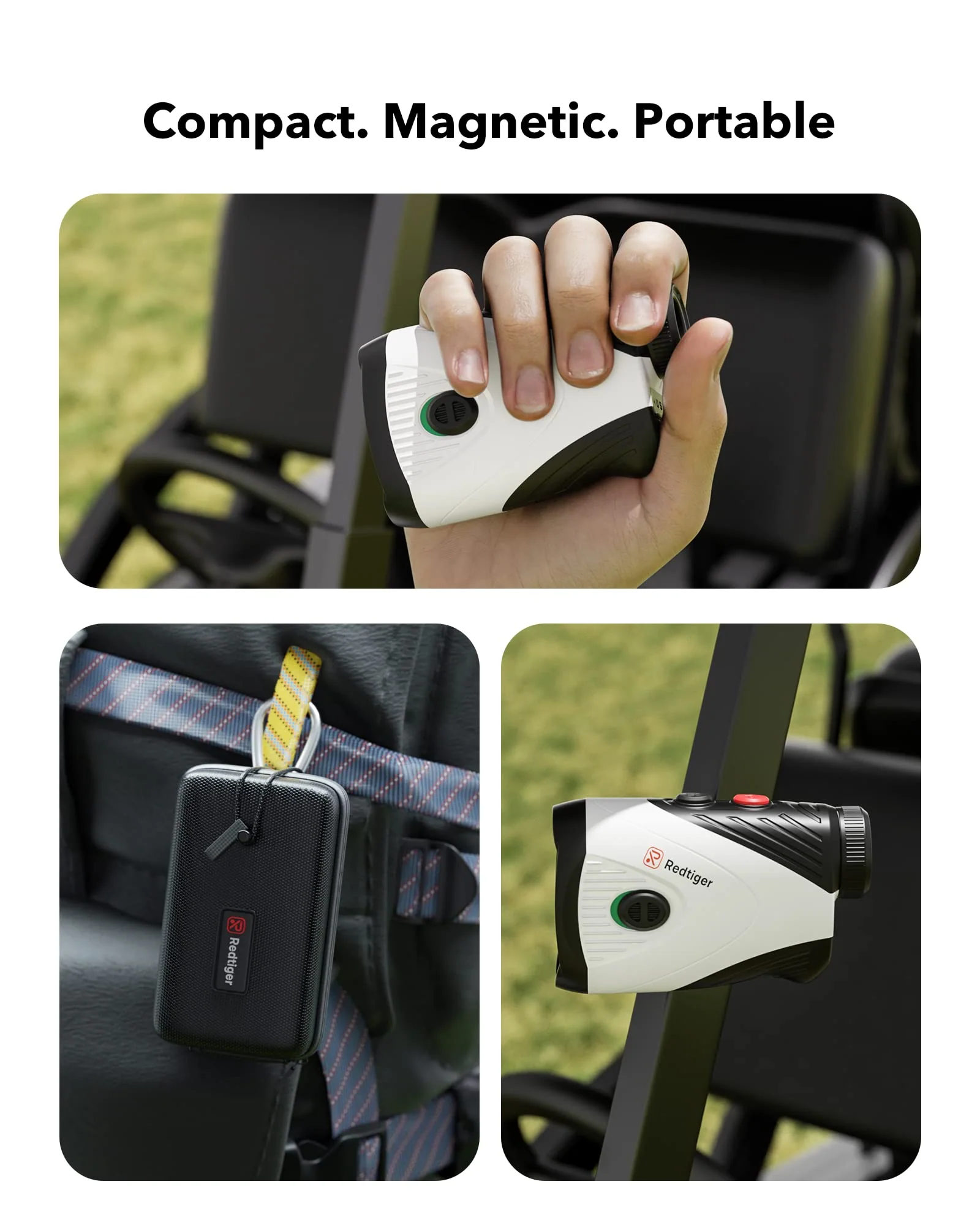 REDTIGER Golf Rangefinder with Slope, 1000 meters Laser Range Finder Golfing, 7X Magnification - Image 6